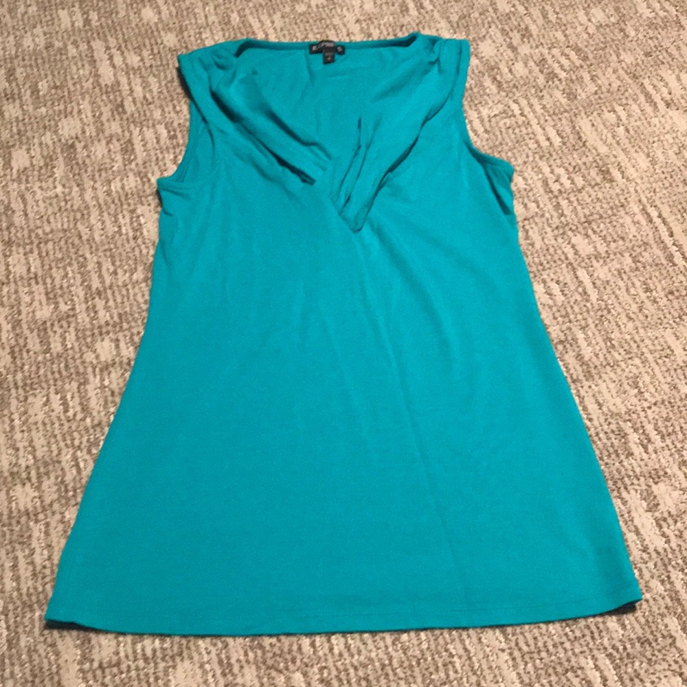 Express teal tank top